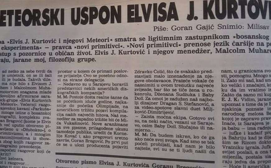 Meteorski uspon Elvisa J. Kurtovića